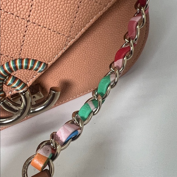 Chanel Cavier Grained Quilted Small Cuba Top Handle - Picture 16 of 16